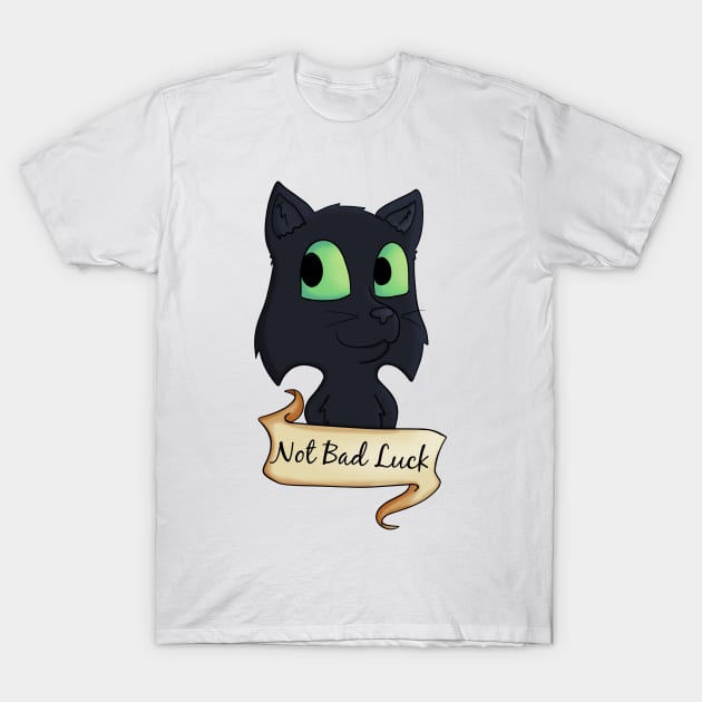 Black Cats are not Bad Luck T-Shirt by CaptainShivers